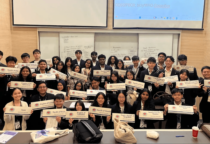Delegate of Japan at the WHO 1