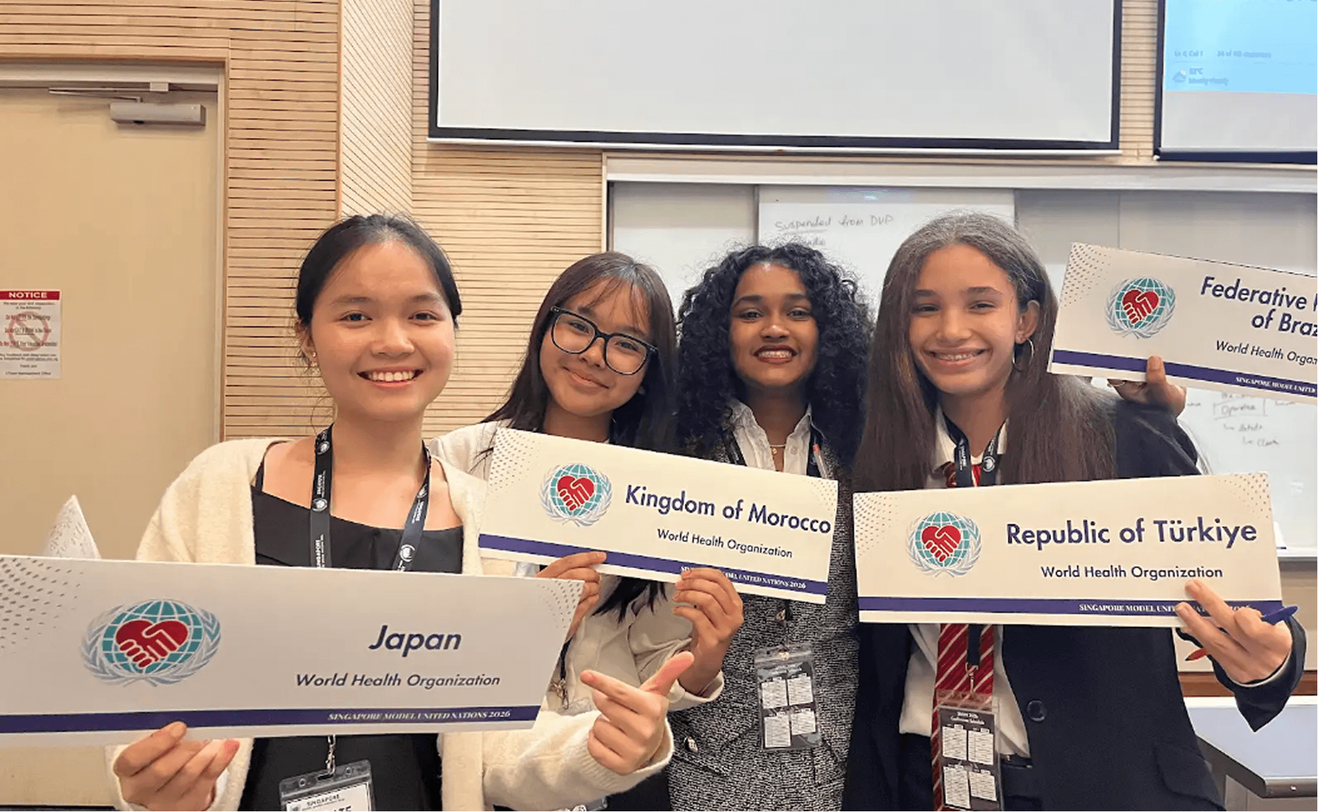 Delegate of Japan at the WHO 2