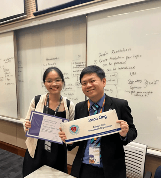 Delegate of Japan at the WHO 3