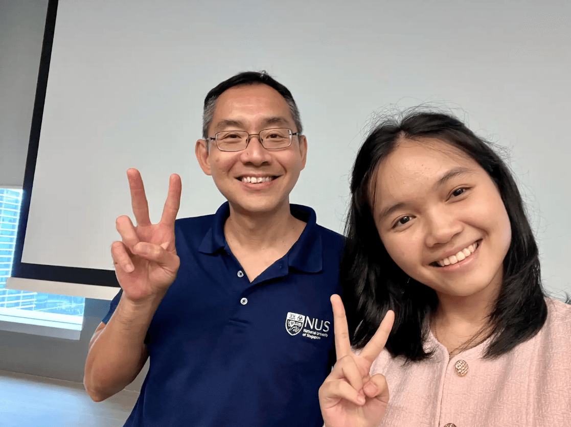 Selfie with Professor Teo Yik Ying