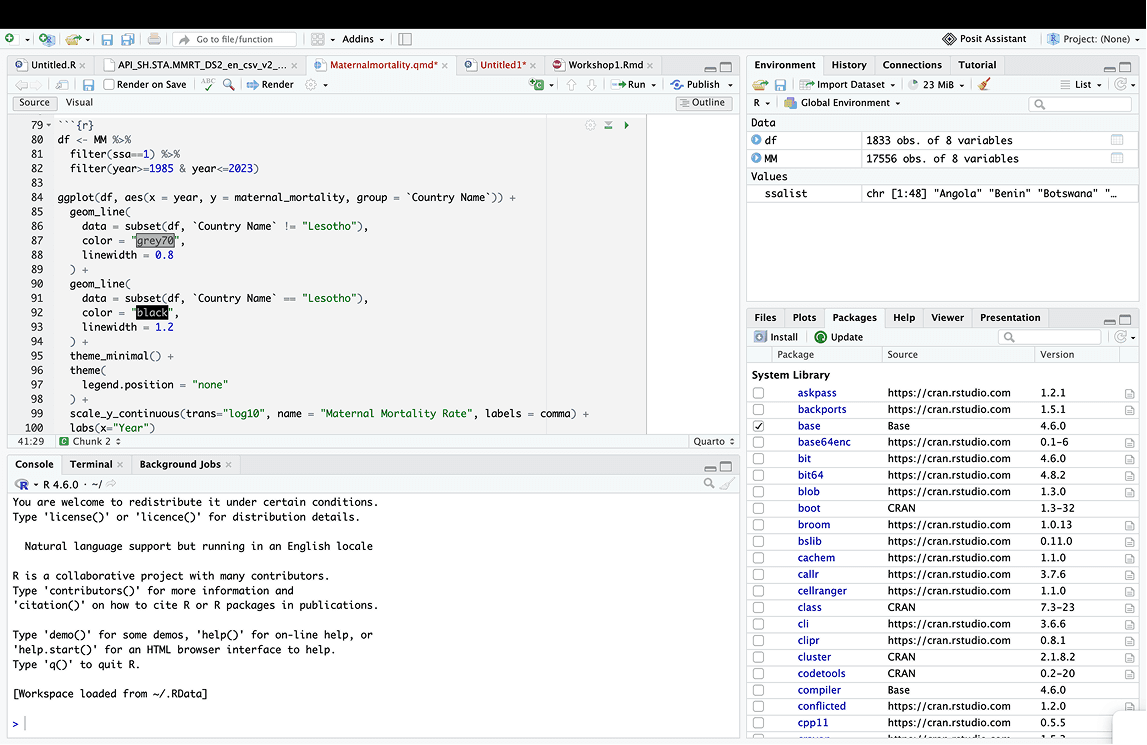 R Language Interface