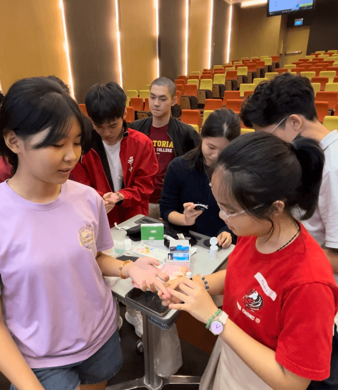 Health screening in dormitories