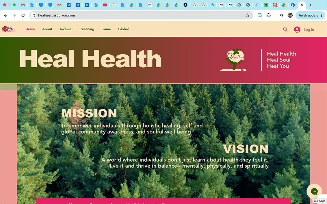 Homepage Screenshot 1