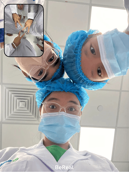 With my labmates 1